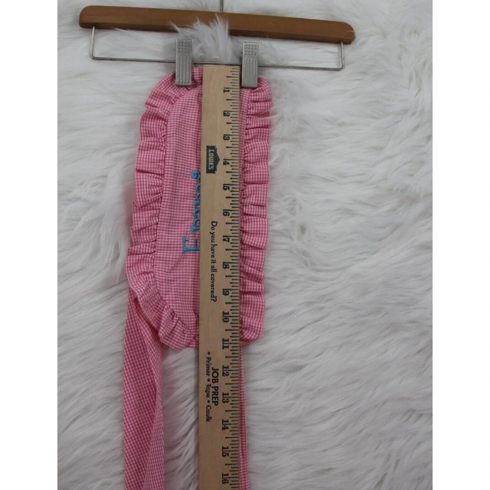 This and That Baby Girls 12M Top & Bottom 2 pc Set Pink White Gingham Emmie #43